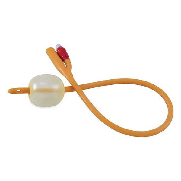 Cruzine_Foley_Balloon_Catheter_2_Way_Sterile_Latex_Pack_Of_50_Latex_Pack_Of_50_Yellow_Color