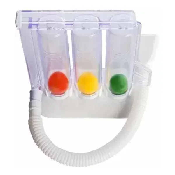 3_Ball_Spirometer_Breathing_Lung_Exerciser_Abs_Chamber_With_Pe_Ball_Mouthpiece_And_Eva_Tubing