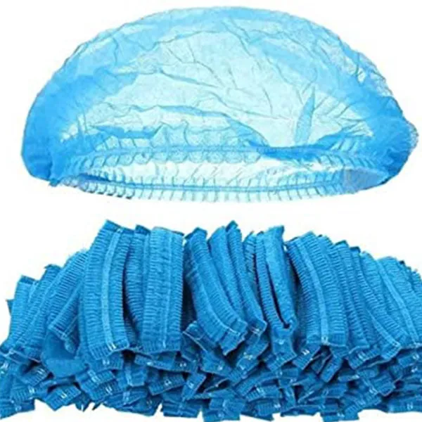 Bouffant_Cap_Medical_Cap_Hairnet_Stretchable_Caps_Head_Cap_Cooking_Cap_Hair_Cover_Head_Cover_Multi_Purpose_Cap_Pack_Of_100_Non_Woven_Pack_Of_100