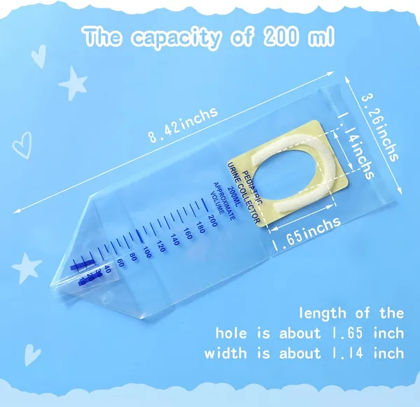 Cruzine_Pediatric_Urine_Collection_Bag_Pvc_100ml_Pack_Of_10_Pvc_Pediatric
