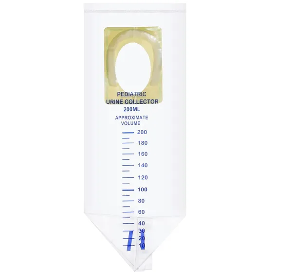 Cruzine_Pediatric_Urine_Collection_Bag_Pvc_100ml_Pack_Of_10_Pvc_Pediatric
