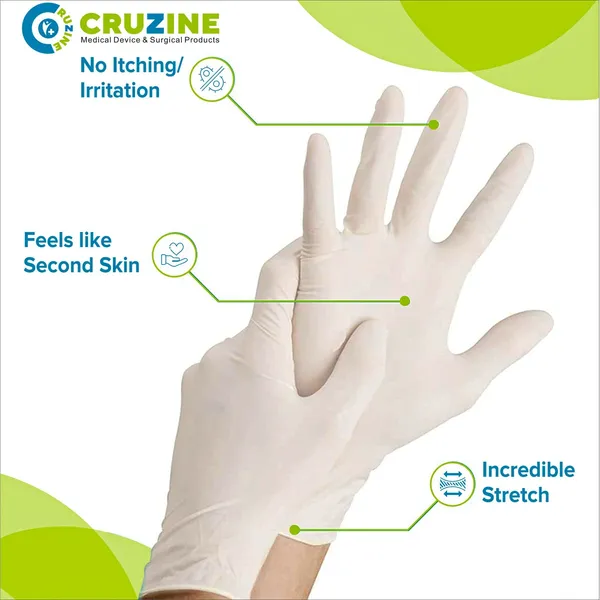 Cruzine_Examination_Gloves_Latex_Medical_Pack_Of_100
