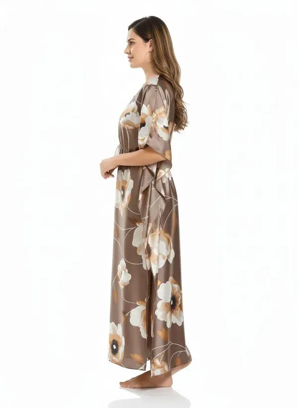 Light_Brown_Italian_Satin_Premium_Kaftan_Night_Gown_For_Women