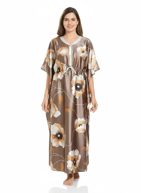 Light_Brown_Italian_Satin_Premium_Kaftan_Night_Gown_For_Women
