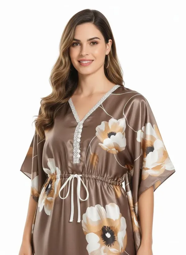 Light_Brown_Italian_Satin_Premium_Kaftan_Night_Gown_For_Women
