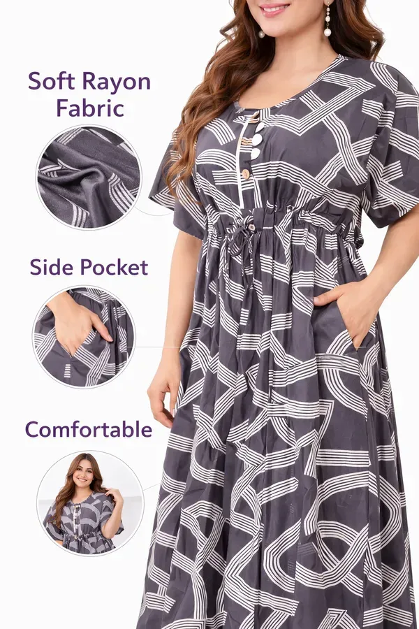 Royal_Grey_Frock_Nighty_Premium_Comfort_Wear