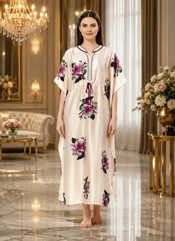 White_Italian_Satin_Premium_Kaftan_Night_Gown_For_Women