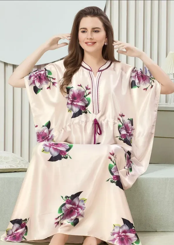 White_Italian_Satin_Premium_Kaftan_Night_Gown_For_Women