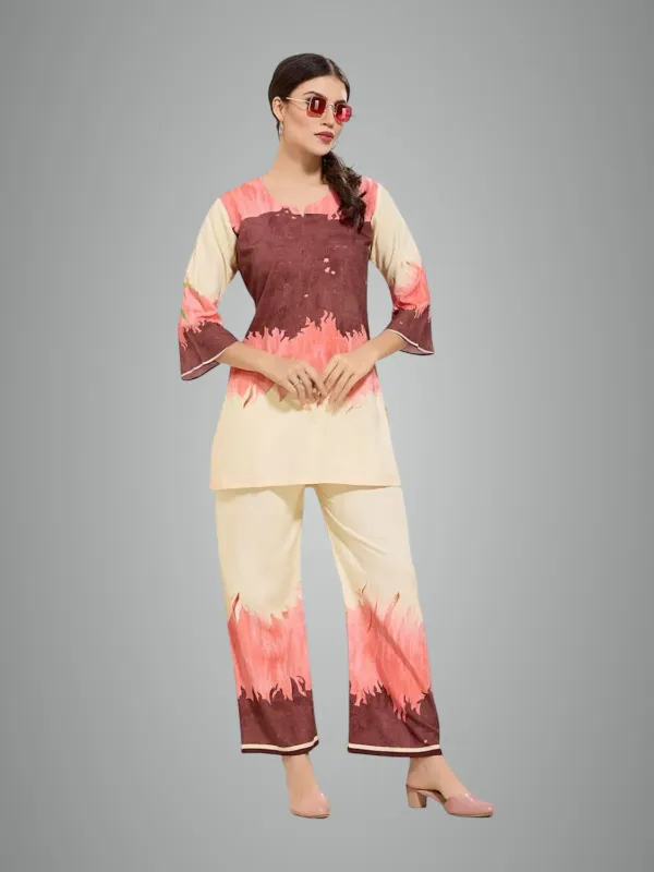 Cream_Rayon_Premium_Co_Ord_Set_For_Women