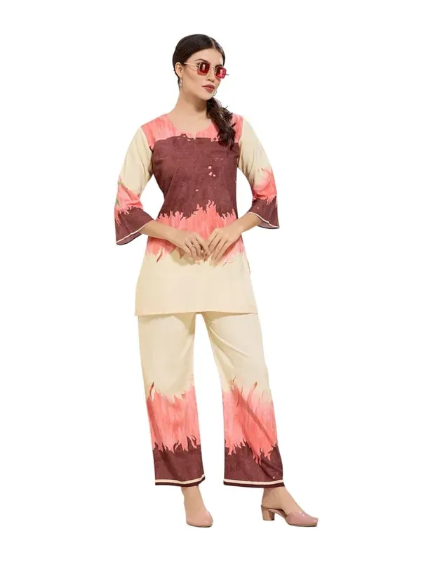 Cream_Rayon_Premium_Co_Ord_Set_For_Women