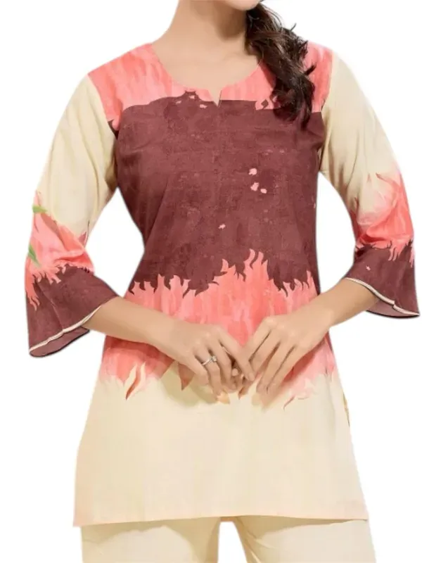 Cream_Rayon_Premium_Co_Ord_Set_For_Women