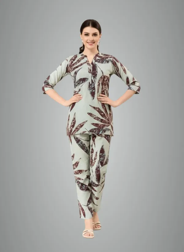 Grey_Rayon_Premium_Co_Ord_Set_For_Women