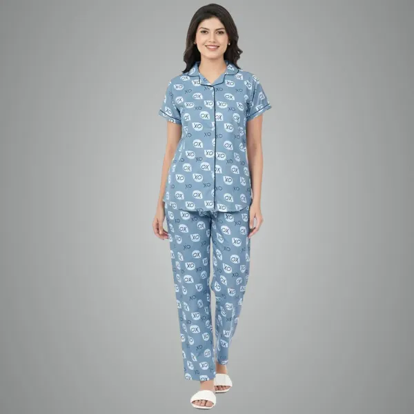 Blue_Cotton_Premium_Night_Suit_For_Women