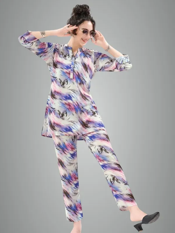 Purple_Rayon_Premium_Co_Ord_Set_For_Women