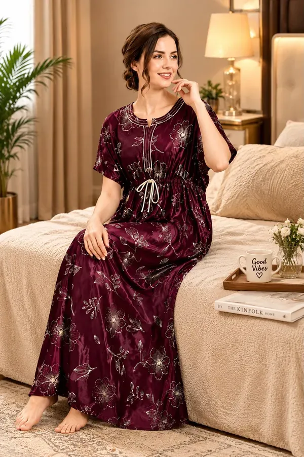 Italian_Satin_Premium_Kaftan_Nighty_For_Women_Purpul