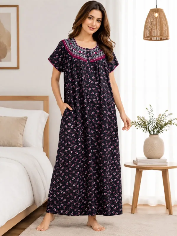 Women_S_Embroidered_Neck_Alfine_Night_Gown