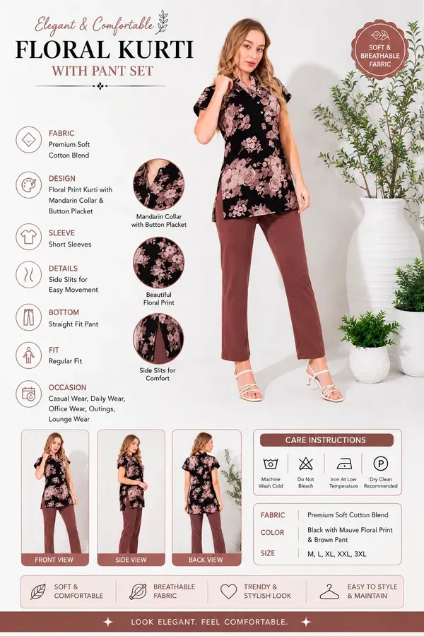 Elegant_Blossom_Kurti_Pajama_Set