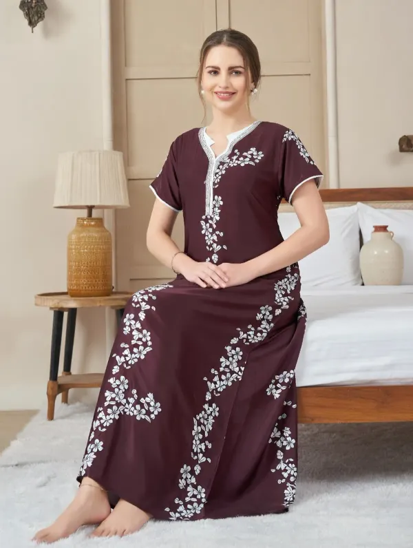 Floral_Vine_Satin_Nighty