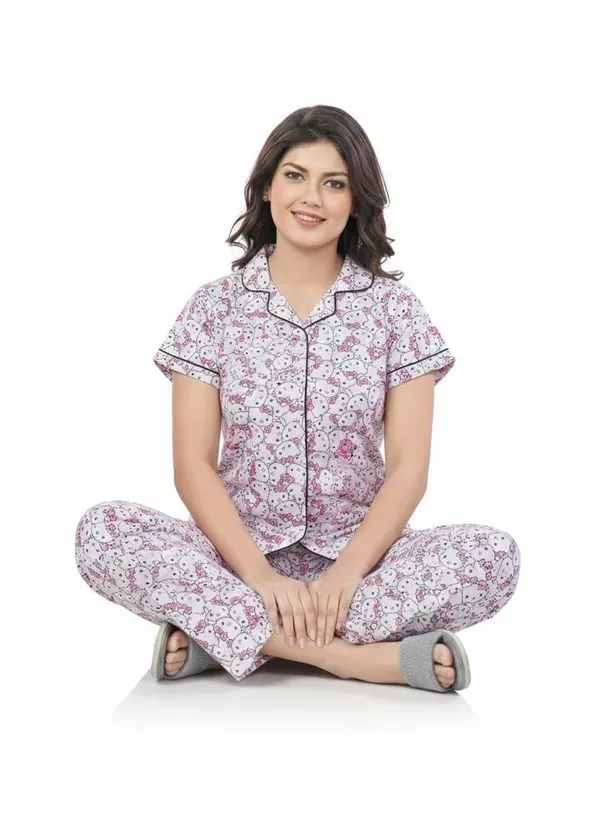 Grey_Cotton_Premium_Night_Suit_For_Women