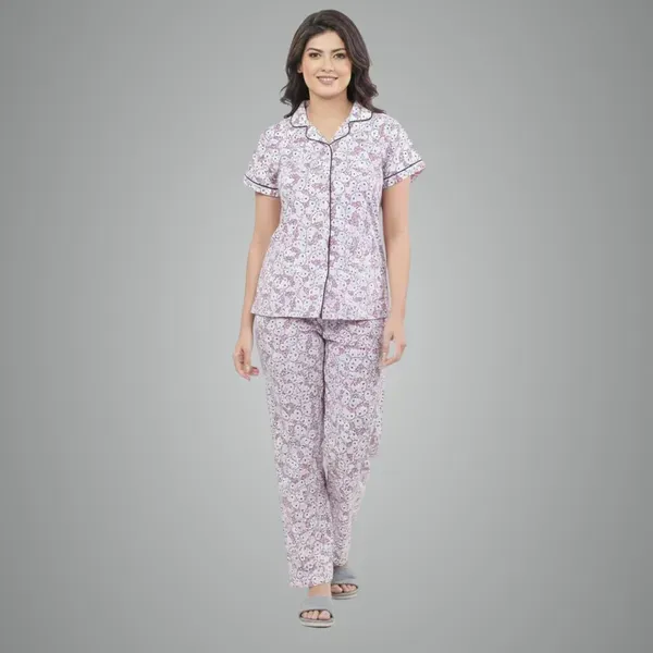 Grey_Cotton_Premium_Night_Suit_For_Women