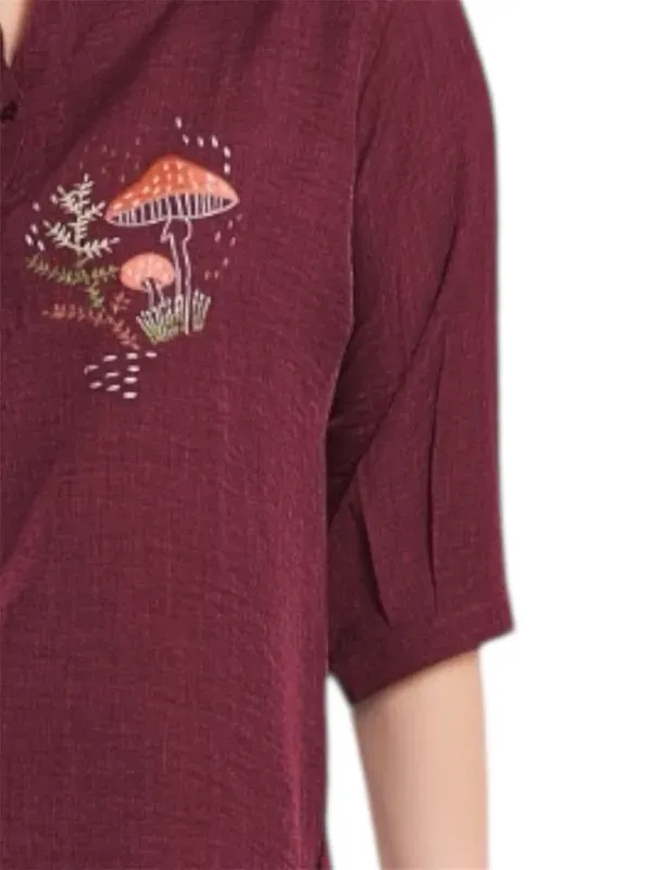 Maroon_Lilan_Premium_Co_Ord_Set_For_Women