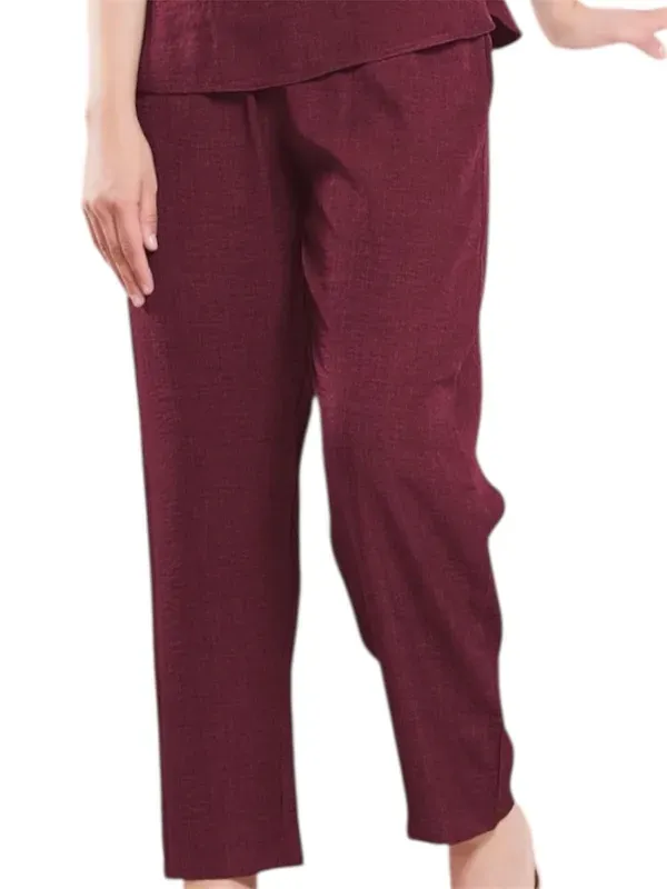 Maroon_Lilan_Premium_Co_Ord_Set_For_Women