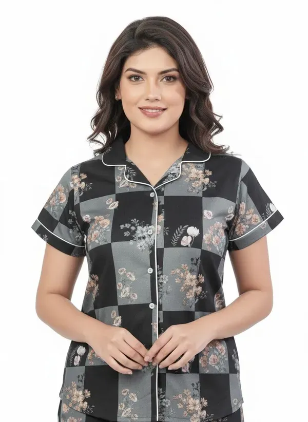 Black_Cotton_Premium_Night_Suit_For_Women