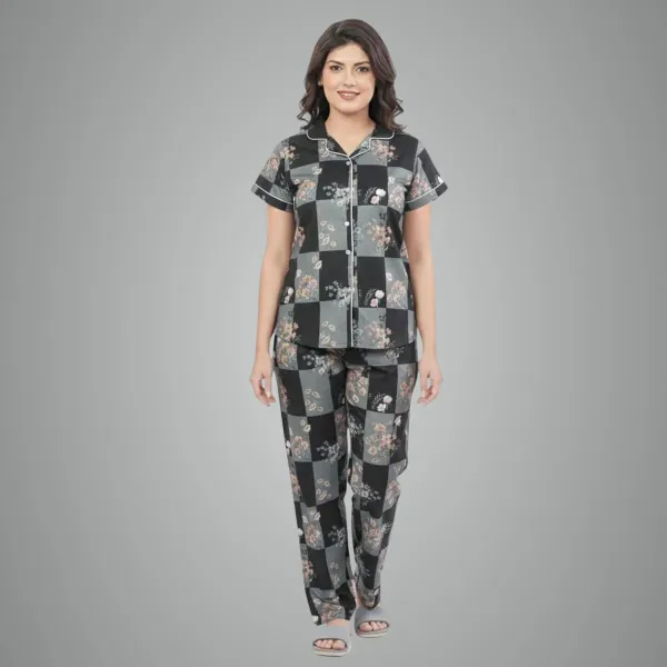 Black_Cotton_Premium_Night_Suit_For_Women