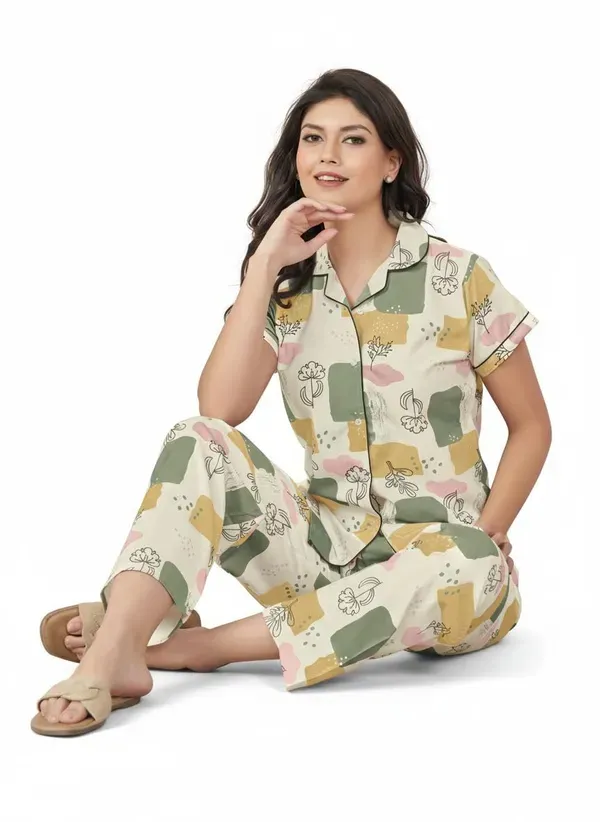 Beige_Cotton_Premium_Night_Suit_For_Women