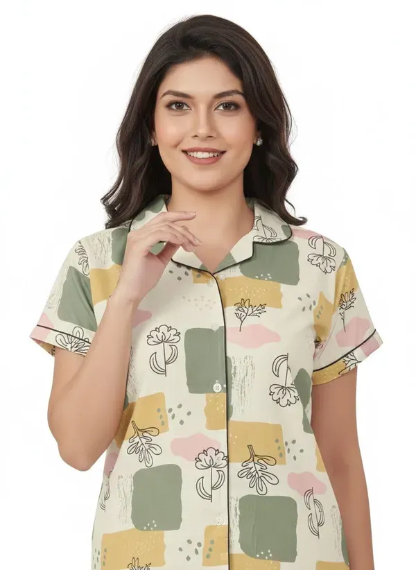 Beige_Cotton_Premium_Night_Suit_For_Women