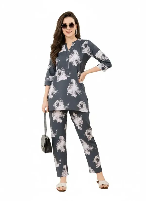 Charcoal_Grey_Rayon_Premium_Co_Ord_Set_For_Women
