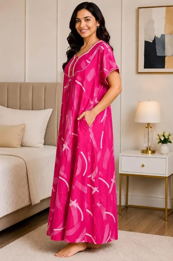 Women_S_Long_Night_Gown_Nighty_Dress_With_Pocket_Stylish_Super_Soft_Comfort_More