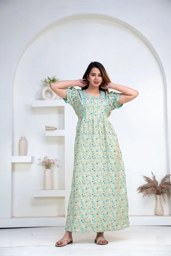 Combo_Women's_Printed_Full_length_Nighty_Frock_Style_Pack_of_2