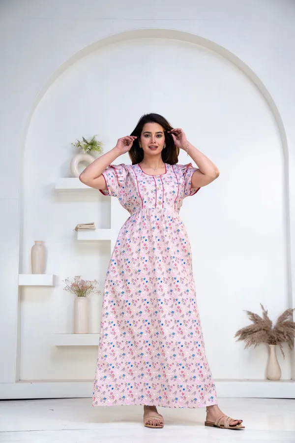 Combo_Women's_Printed_Full_length_Nighty_Frock_Style_Pack_of_2