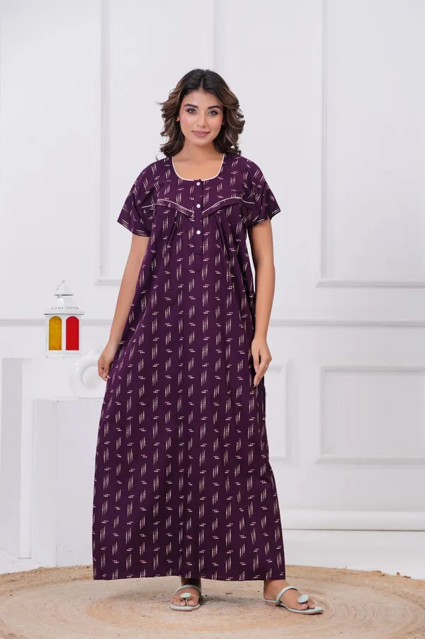 Purple_Cotton_Feeding_Maternity_Maxi_Nightdress_For_Women