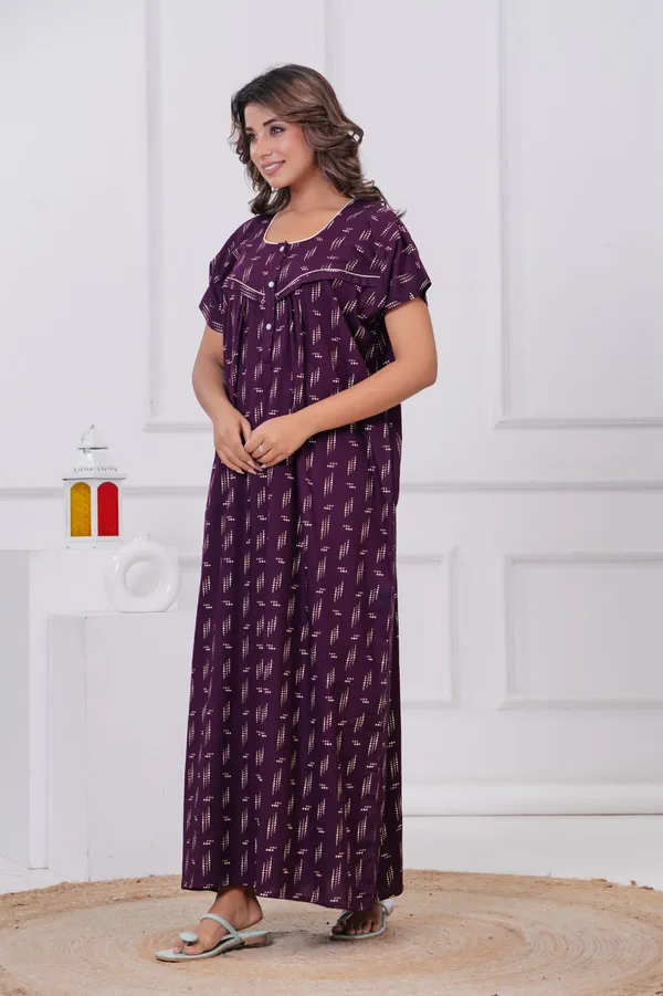 Purple_Cotton_Feeding_Maternity_Maxi_Nightdress_For_Women