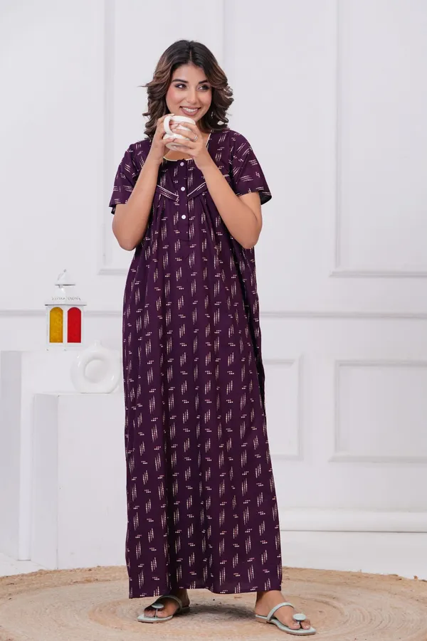 Purple_Cotton_Feeding_Maternity_Maxi_Nightdress_For_Women