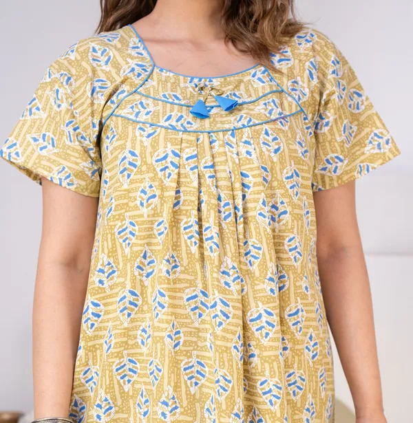 Yellow_Cotton_Relaxed_Fit_Botanical_Print_Nightdress_For_Women
