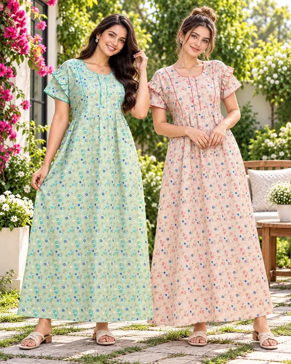 Maya_Print_Combo_of_2_Pure_Cotton_Floral_Print_Nighties_for_Women