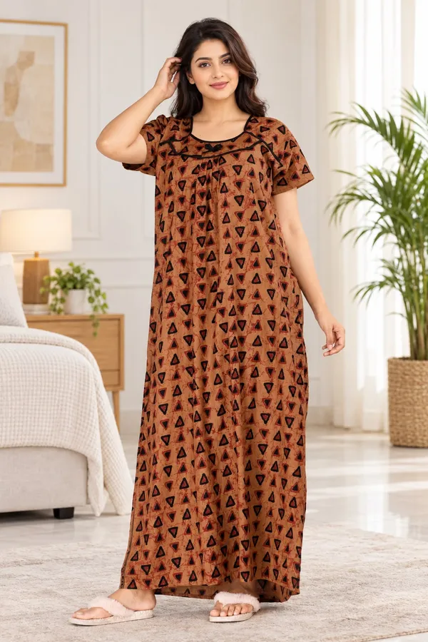Pure_Cotton_Jaipuri_Nighty_for_Women_by_Maya_Print_Soft_&_Comfortable_Nightwear
