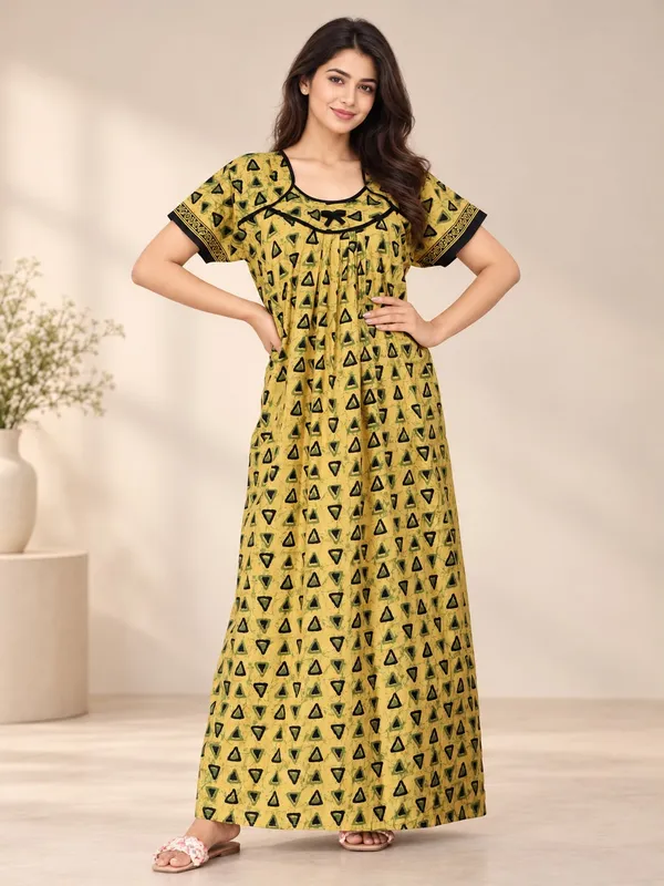 Pure_Cotton_Jaipuri_Nighty_for_Women_by_Maya_Print_Soft_&_Comfortable_Nightwear