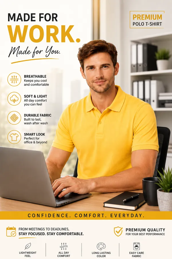 Yellow_Regular_Fit_Polo_T-Shirt_for_Men