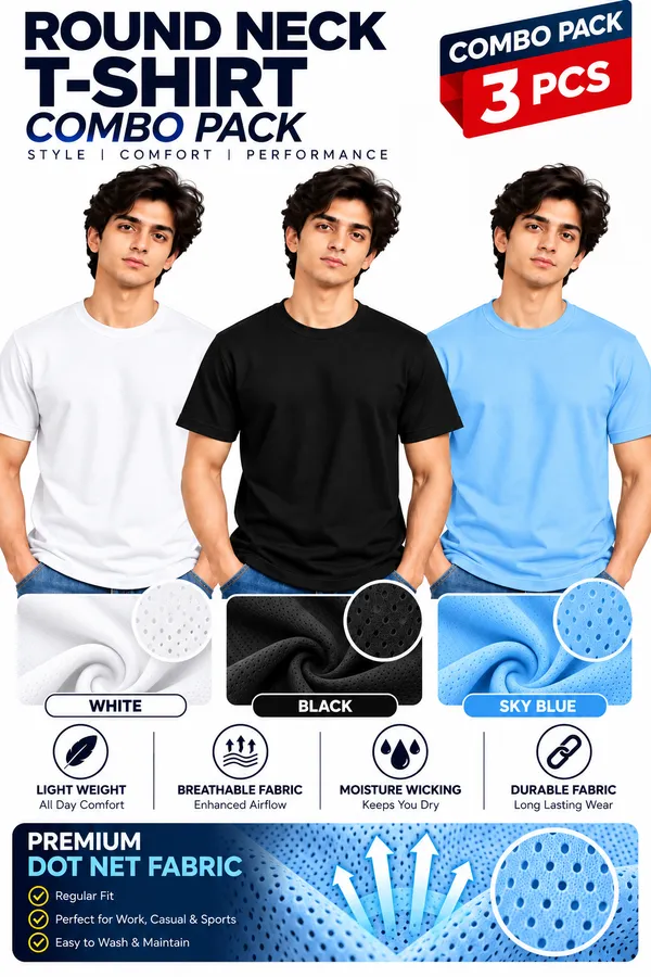 Multicolor_Dot_Net_Regular_Fit_T-Shirt_Combo_Pack_For_Men