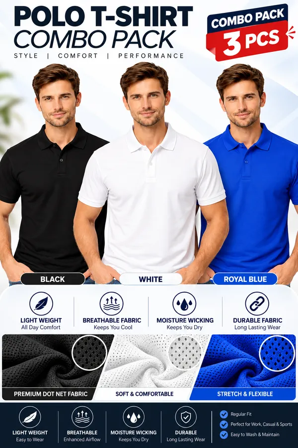 Black_White_Royal_Blue_Polyester_Regular_Fit_Polo_T-Shirts_Combo_for_Men