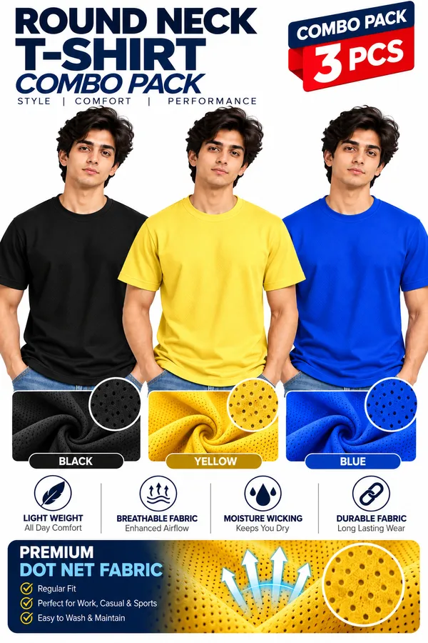 Black_Yellow_Blue_Dot_Net_Regular_Fit_T-Shirt_Combo_for_Men