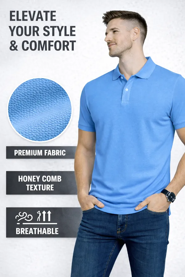 Light_Blue_Pique_Polo_T-Shirt_For_Men