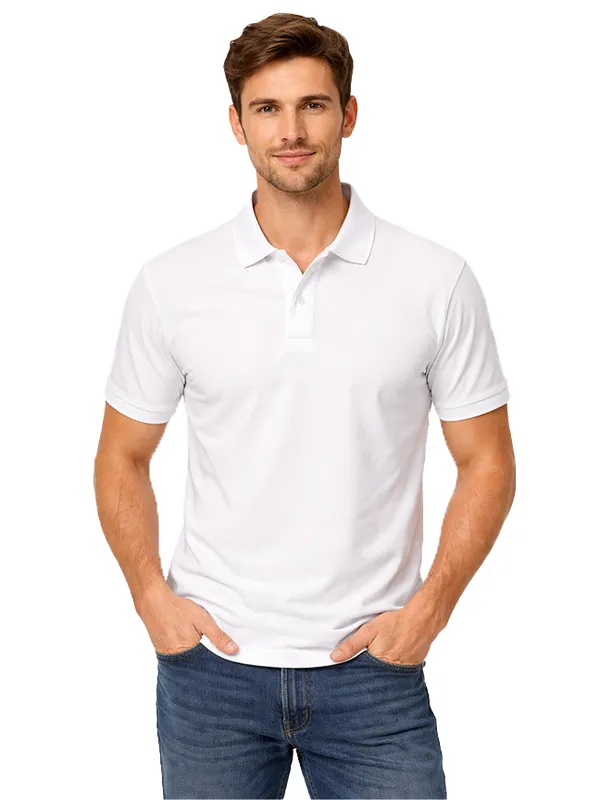 White_Dri-Fit_Sports_Polo_T-Shirt_for_Men