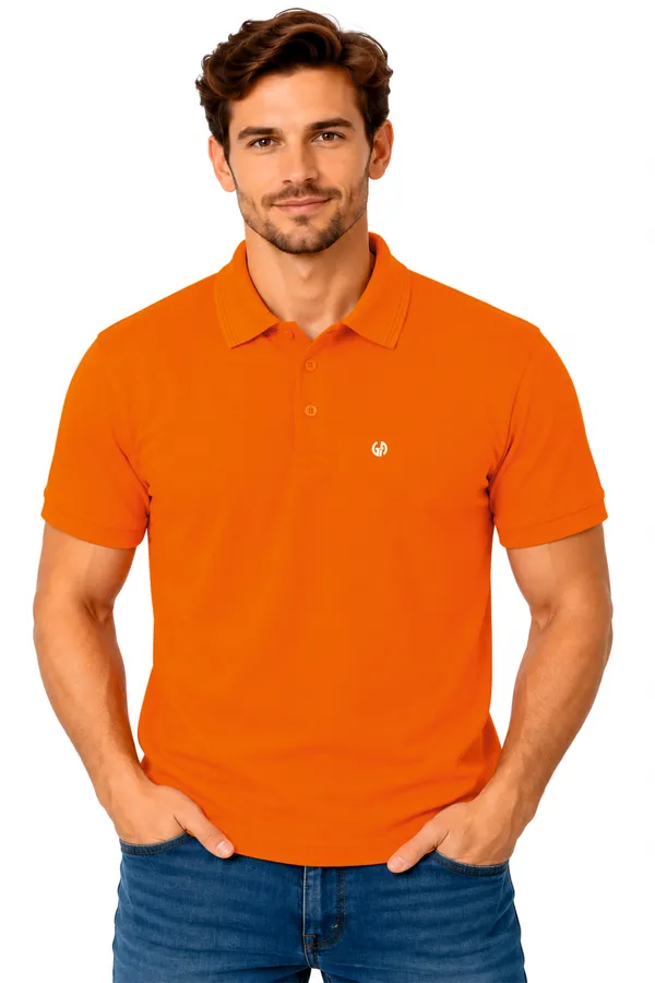Orange_Solid_Polo_T_Shirt_for_Men