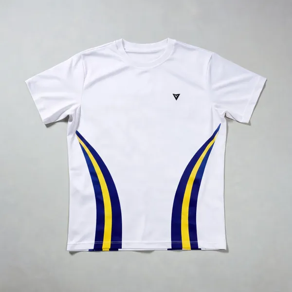 White_Athletic_Fit_Sports_T-Shirt_for_Men