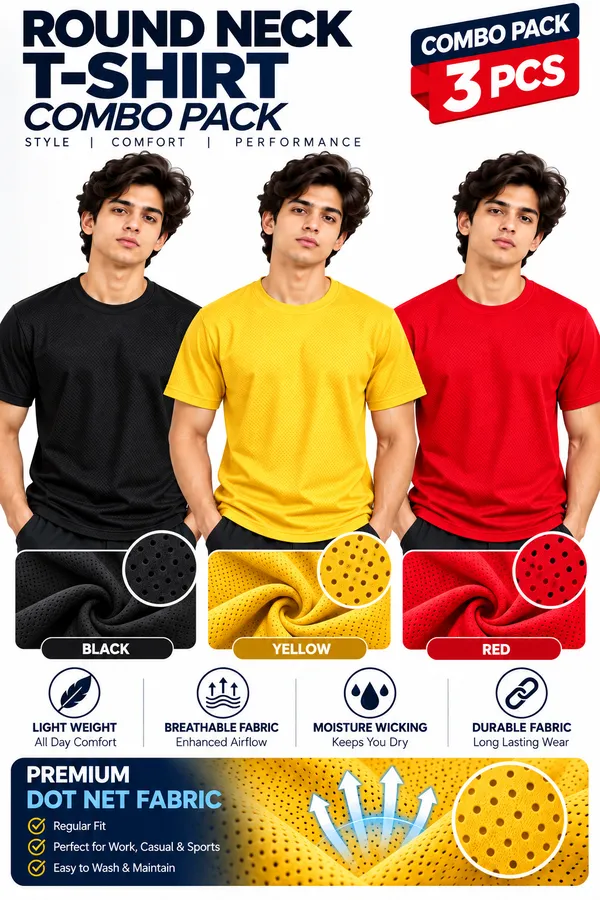Black_Yellow_Red_Dot_Net_Regular_Fit_T-Shirt_Combo_Pack_for_Men